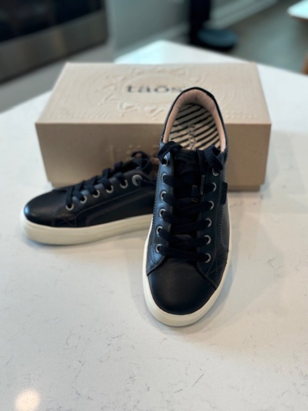 Taos - Plim Soul Lux Sneakers - Black Leather - Picture 4 of 9